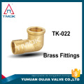 2 Stück Computer Wasserkühlung Quick Tubing Fitting Cool Gold geschmiedete Messing Fitting